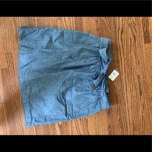 JCrew factory chambray skirt- size L